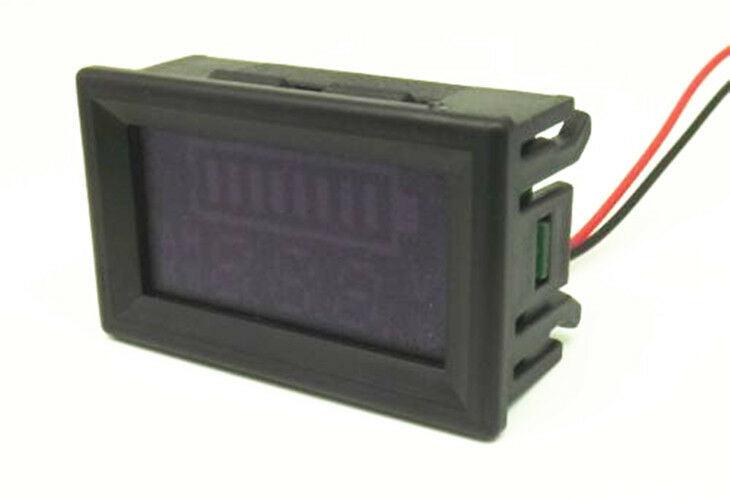 12V Digital LED Acid Lead Batteries Indicator Battery Capacity Tester Voltmeter