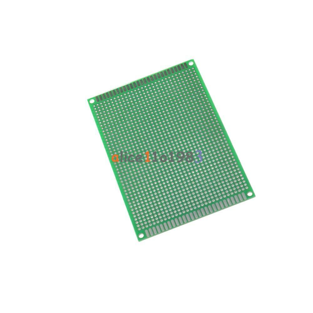 Double side Protoboard Circuit Universal DIY Prototype PCB Board 8cmx12cm