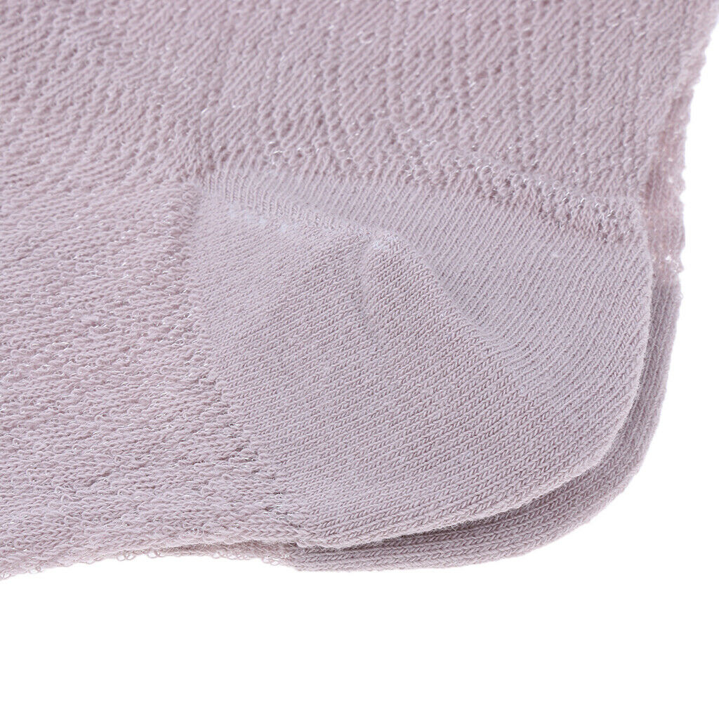6pairs Lace Ruffle Floral Elastic Womens Breathable Casual Socks Gray