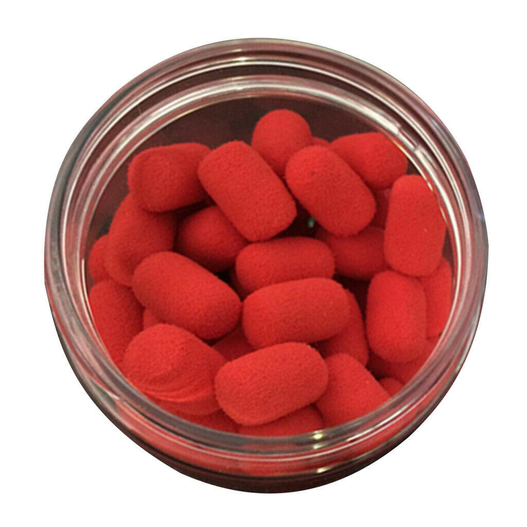 8x12mm Floating Balls Beads Feeder Smell Carp Fishing Bait Strawberry Flavor