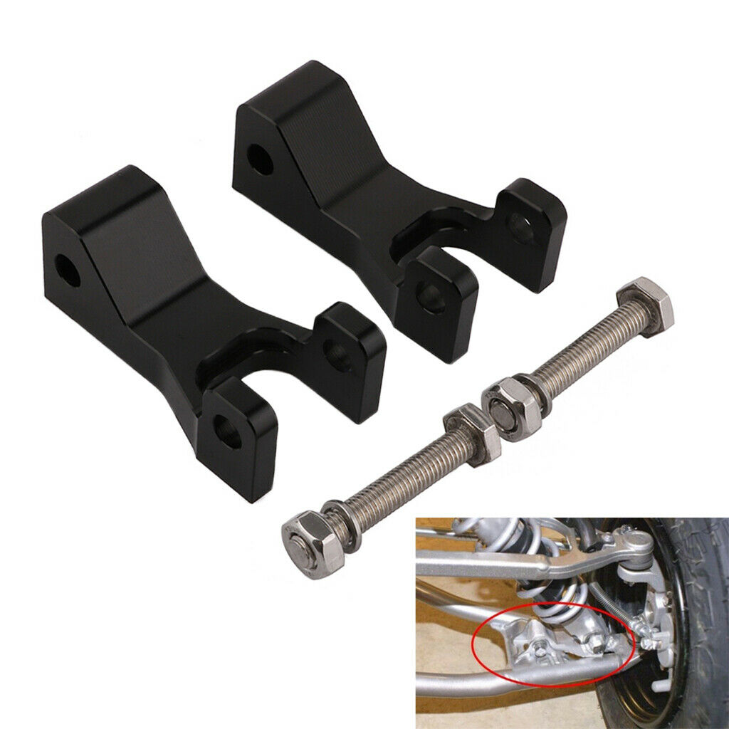 Motorcycle Black Front Lowering Kits for Kawasaki KFX400 CNC Made