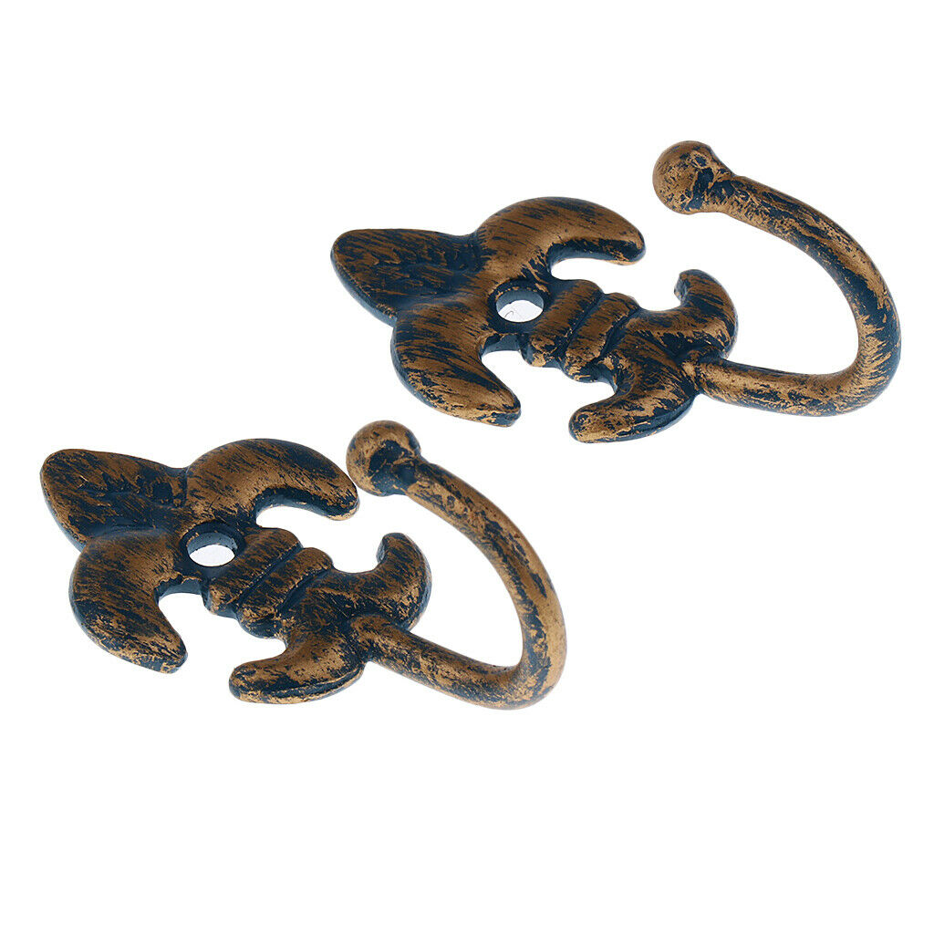 1-pair Curtain Tie Back Hooks Window Blind Tiebacks Hanger Type 2 - 012