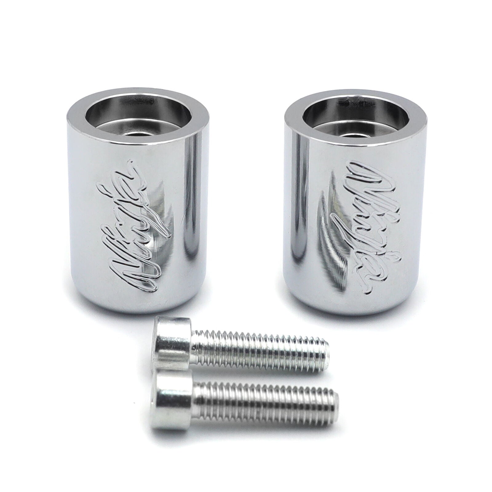 Hand Bar Ends for 2003 2004 2005 2006 2007 2008 2009 Kawasaki Ninja ZX6RR CHROME