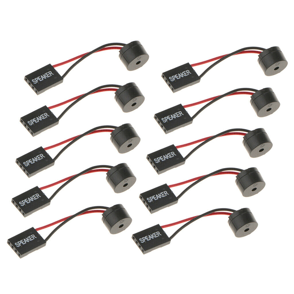 10pcs Motherboard PC Interanal Mini Onboard Case Alarm Buzzer Speaker