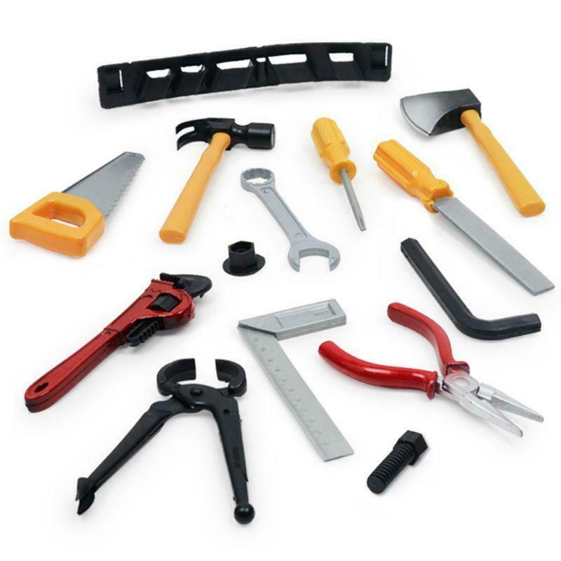 14 Pcs Set Construction Tool Set for Kids Child Career Training Activity Props