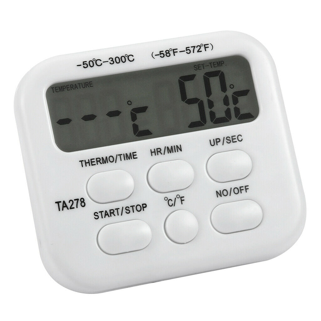 Digital Wireless Remote Cooking Meat BBQ Thermometer with Timer