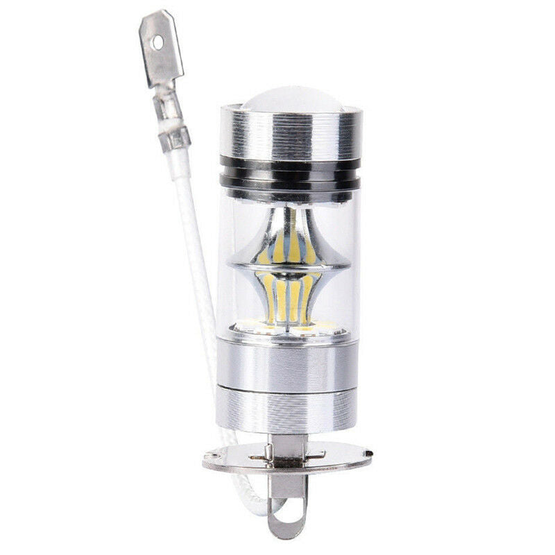 2PCS 100W White LED H3 High Power 2828 Car Fog Light Bulb DRL 1000L C Tt