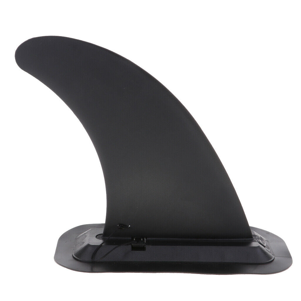 2X 4.5x9.4in Surfing Boards Softtop Fin Free without tools Fin Screw Black