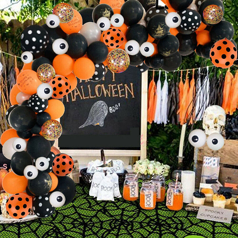 Halloween Theme Latex Balloon Set DIY Decoration Props Home Party Holiday Acce
