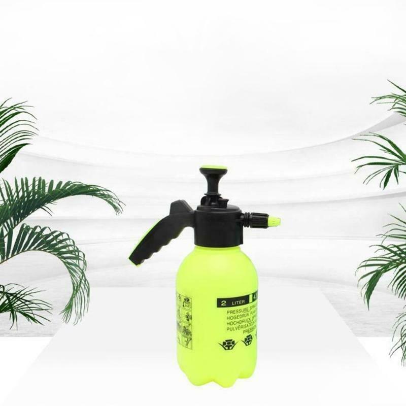 Foam Sprayer Handheld Pump Air Pressure Nozzle 2L Wash Watering Can Outdoor