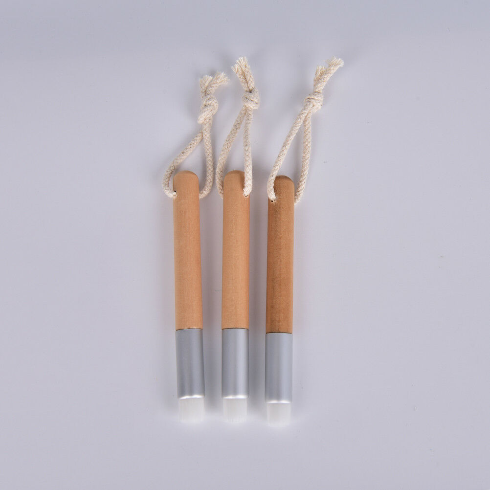 Wooden Handle Remover Nose Pore BlackHead Clear Brush Cleaning Facial Brus.l8