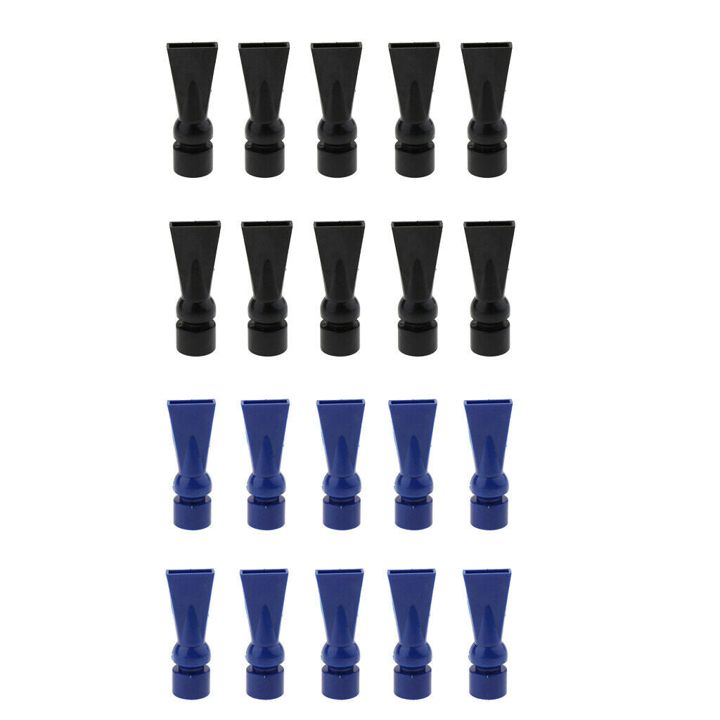 10 pieces aquarium pump duckbill nozzle water outlet return pipe black