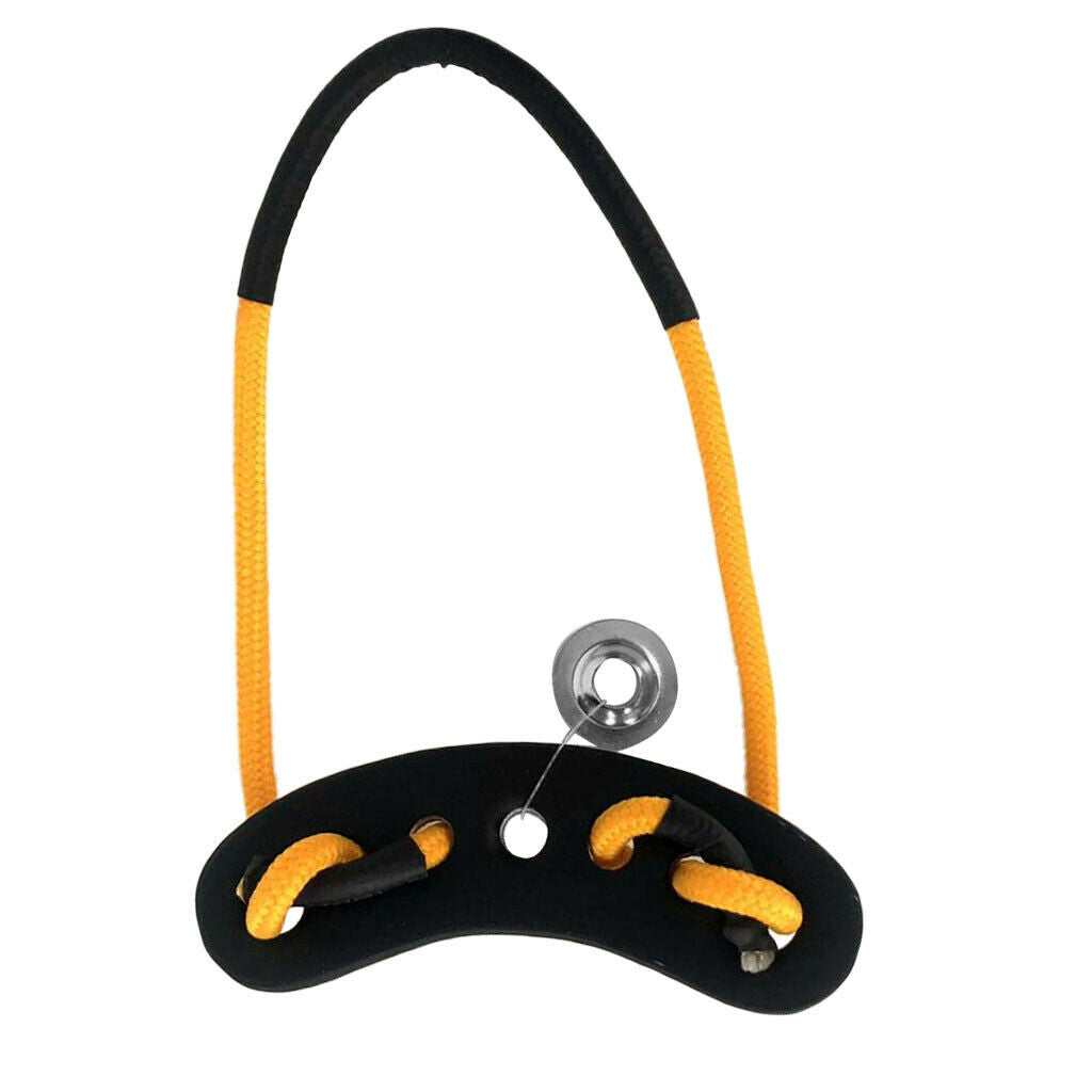 Hunting Shooting Archery Compound Bow Wrist Sling Strap with Grommet yellow