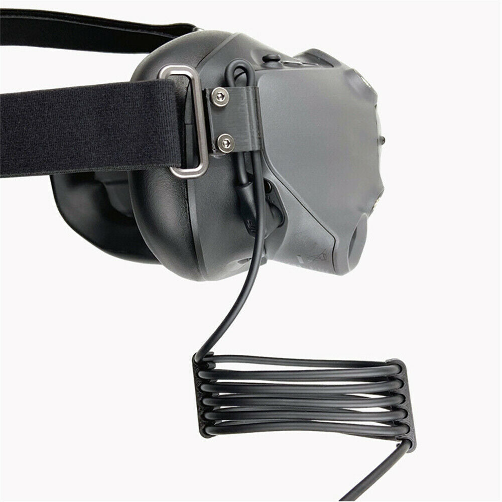 For DJI FPV COMBO Drone Flying Glasses Data Cable Management Holder Power Line