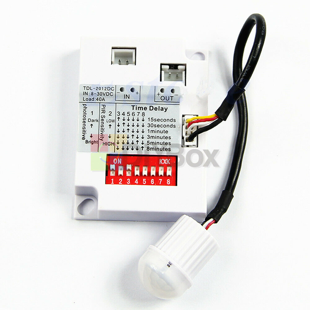 DC 8-30V Plastic Intelligent Light Body Sensor Module IR Motion Sensor Switch