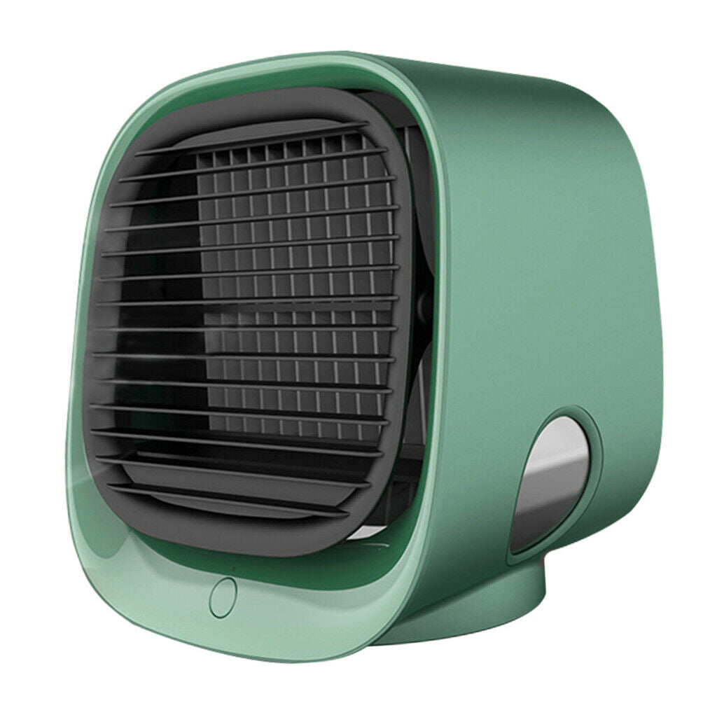 2 Pieces Mini Air Container 3-in-1 Cooling Desktop Cooler Room USB Fan