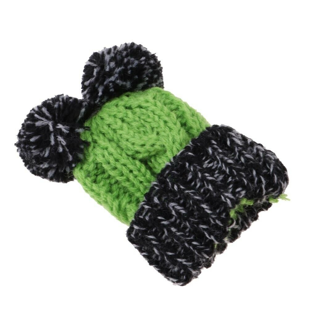 Cute Wool Knitted Hat Ski   Christmas Hat Winter Outfit For  Green