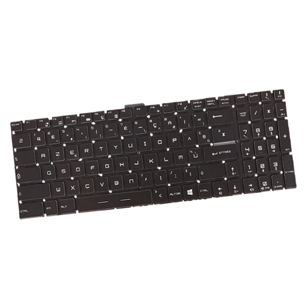 Black French Backlit Keyboard w/ Numeric for MSI WS60 GT72 GT73VR GL62 GP62