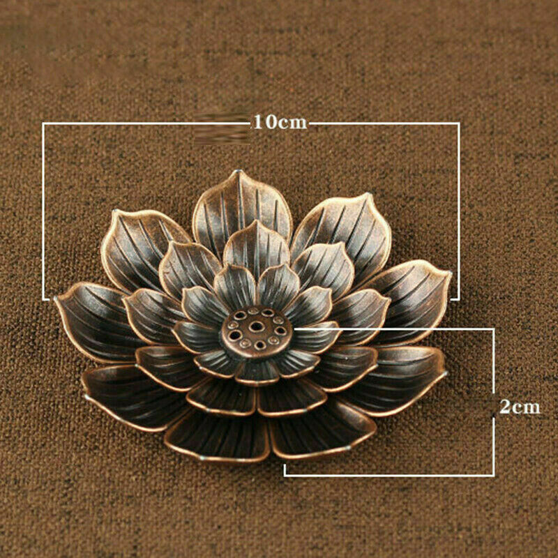 Incense Stick Holder Round Plate Buddhism Insense Ash Catcher Joss Cone I.l8
