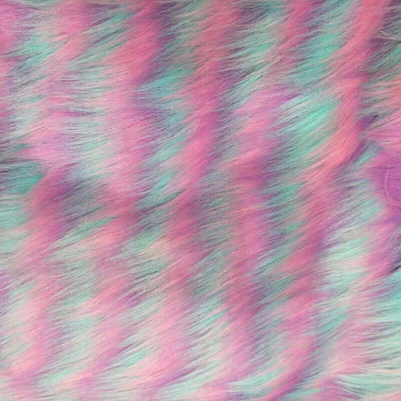 40*60cm Colorful Stripe Soft Plush Fabric DIY Clothing Home Textiles Material