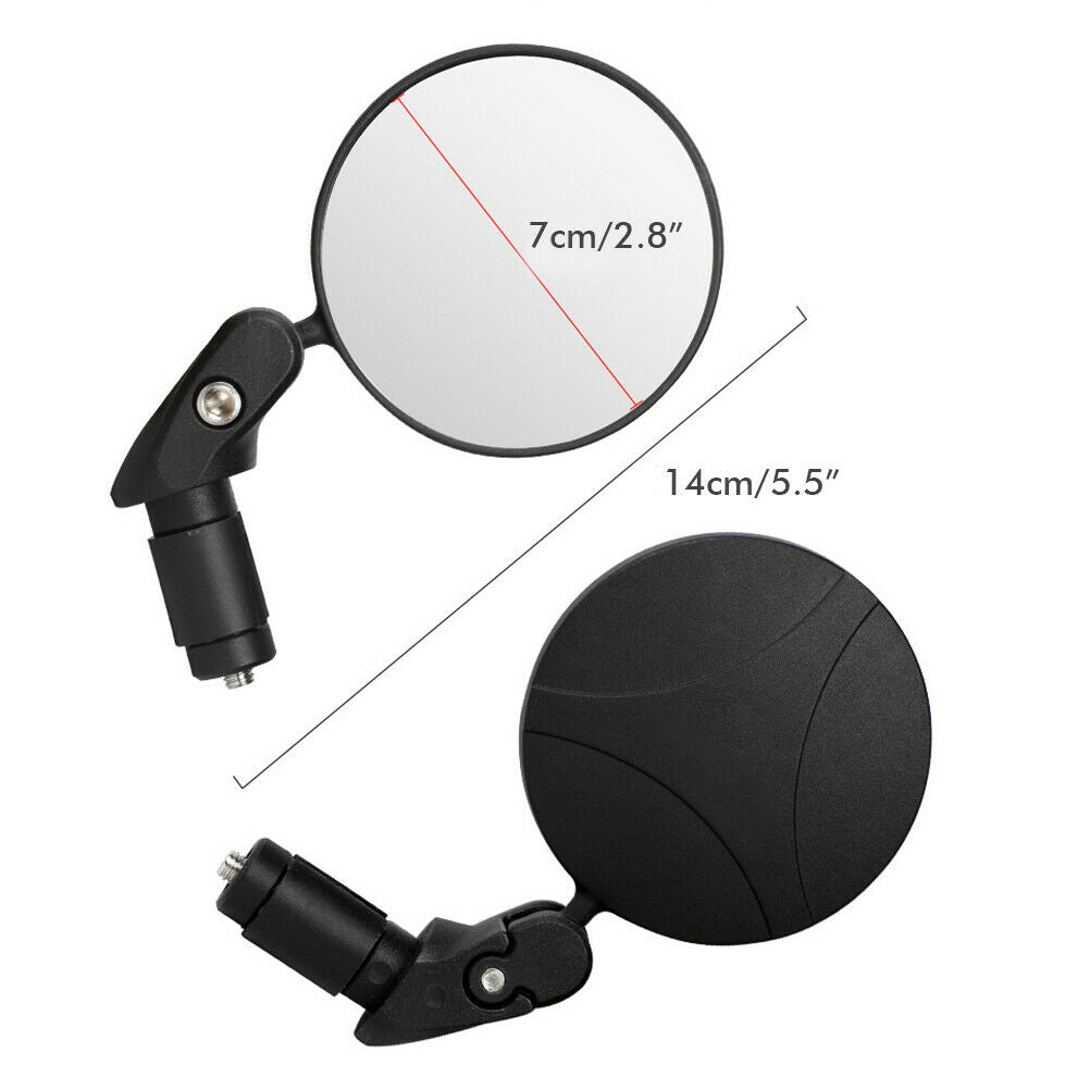 For Road Mountain Bikes Foldable Bike Mirror Adjustable Bike Rear View Mirror