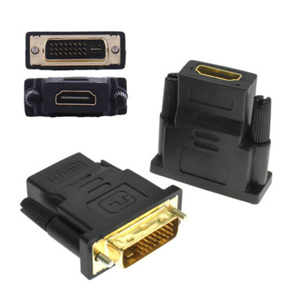 HDMI Female to Female/24+5Pin HDMI Male/DVI Male/VGA Male Connector Adapter HDTV