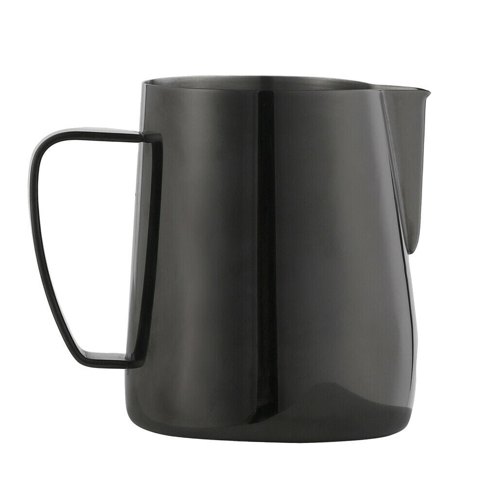 Set of 2 Milk Frothing Pitcher, Stainless Steel Frothing Cup - Perfect for Home