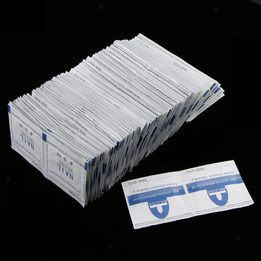 200Pcs Nail Polish Remover Soak Off Gel Foils /Nail Polish Remover Cleaner
