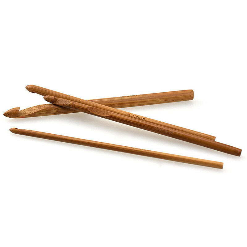 Bamboo Crochet Hooks DIY Craft Needle Circular For Sweater Scarf Gloves Hat New