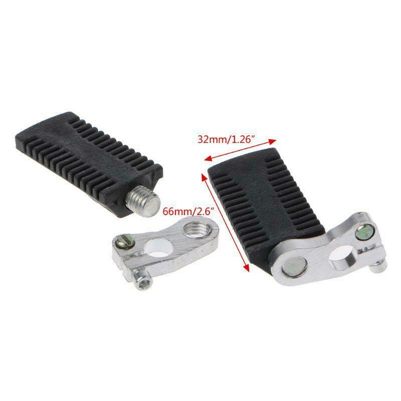 Motorcycle Pedals Foot Pegs Rest Footrests Footpegs For 47/49cc Pocket Dirt Bike