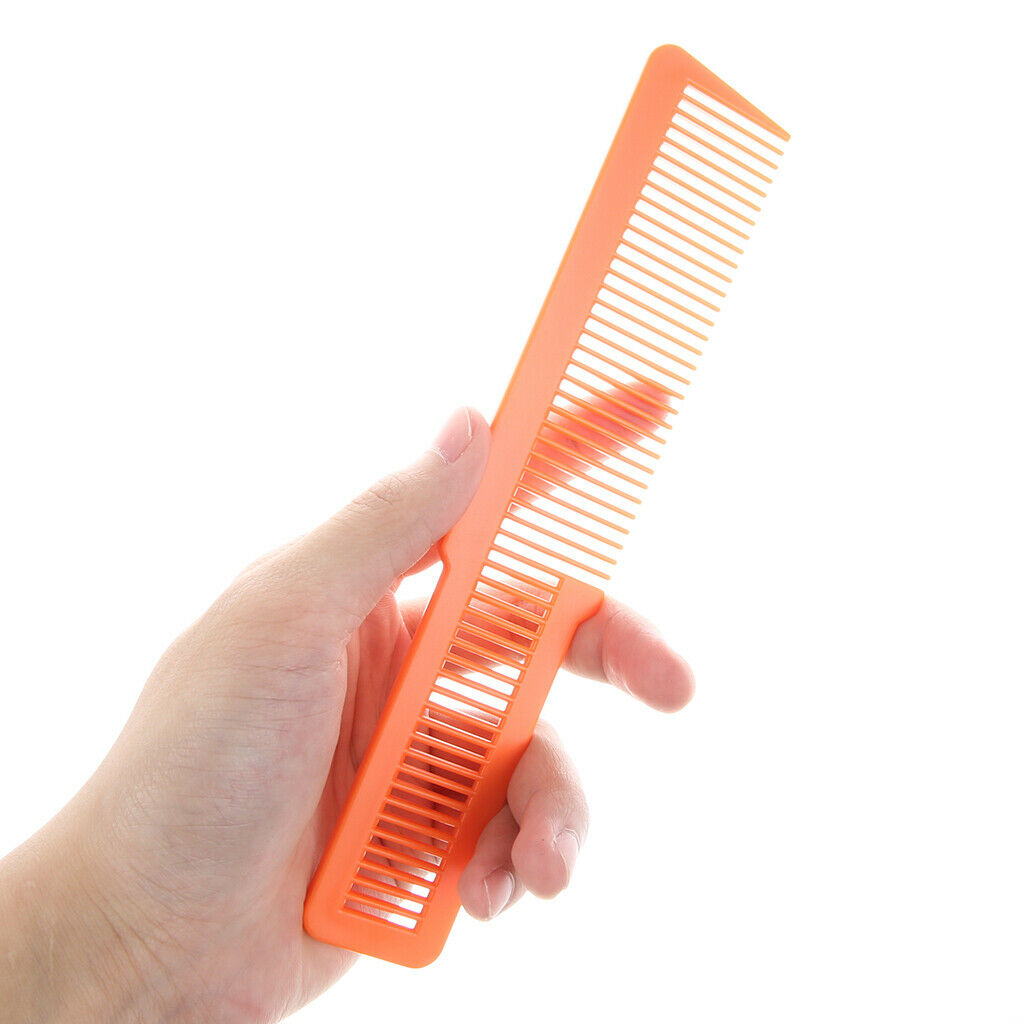 Professional Flat Top Hair Clipper Comb Styling Static-free Pink+Orange