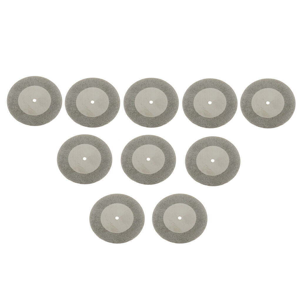 10 Pieces Cutting Discs Diamond Grinding Wheels Rotary Tool Saw Cutters 50mm