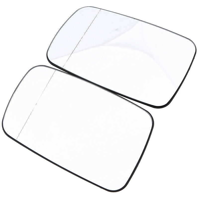 2Pcs Side Mirror Glass Right Left White For BMW 3-Series E46 Coupe 1999-2006