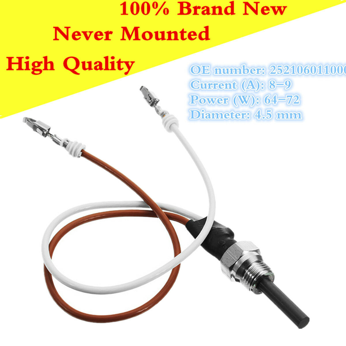 12V Compact Heater Glow Plug Fast Heating For Eberspacher Airtronic D2, D4, D4S