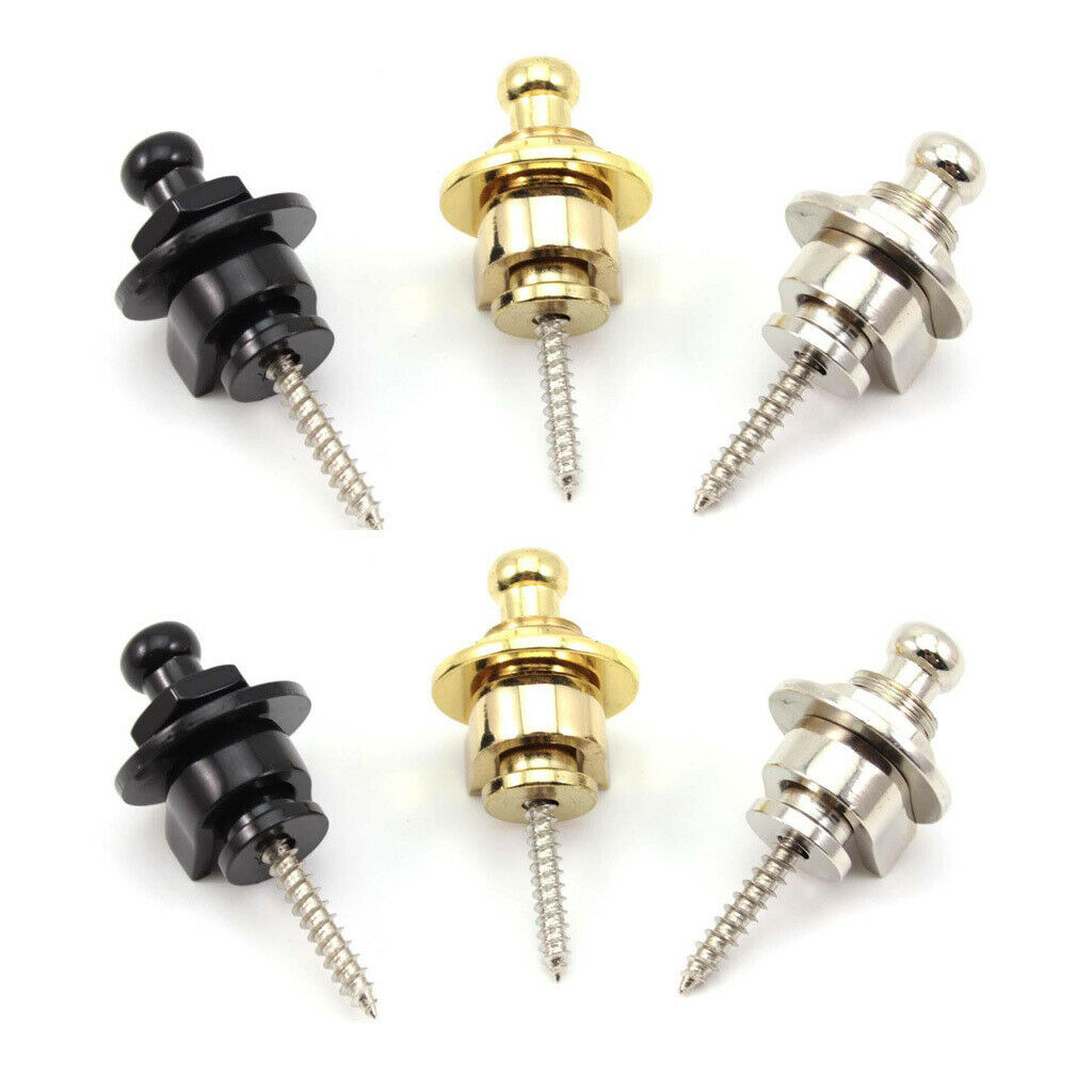 4 Pcs of Set Electric Guitar Skidproof Strap Lock Guitar Replacement Parts