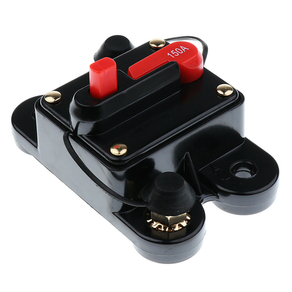 50A/150A/200A/250A Car Inline Manual Reset Circuit Breaker Fuse Power Protection