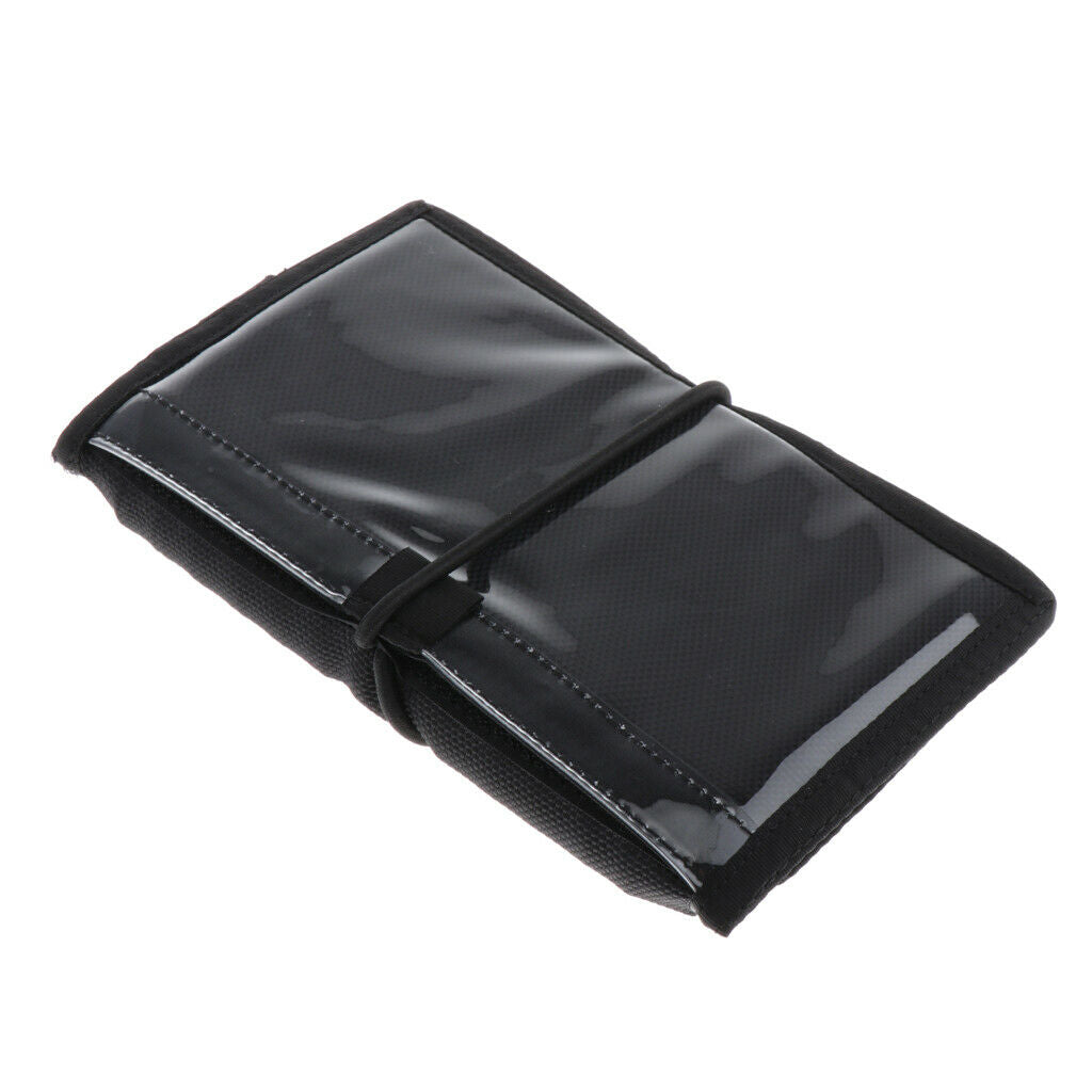 Waterproof Wet Notes Notepad Underwater Notebook with Pencil, Black Cover for