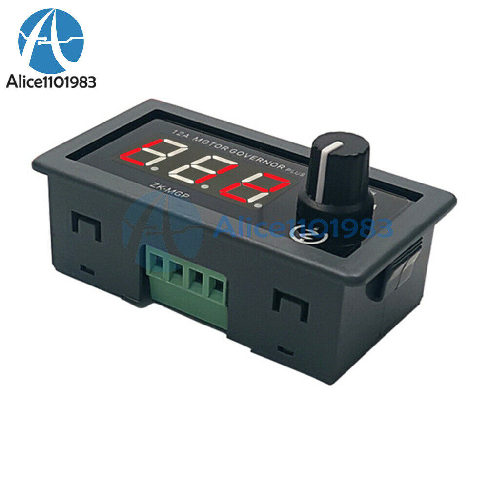 5-30V 12A 360W PWM DC Motor Speed Controller Motor Governor Dimming Dual MOS