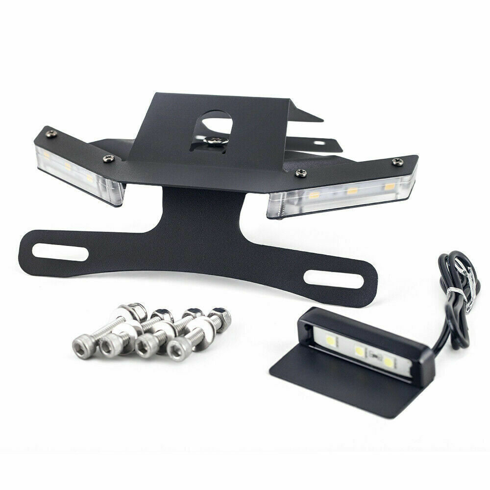 Tail Tidy License Plate Holder LED Turn Light For KAWASAKI Z 900 Z900 2017-2021