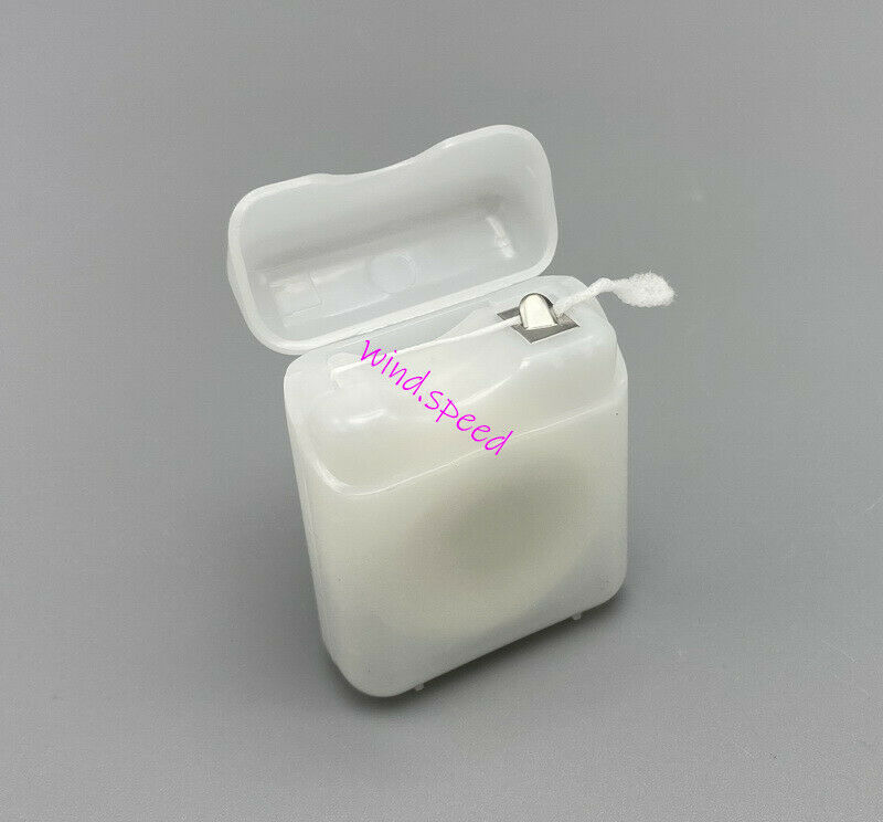 50 Rolls Dental Implant Sponge Floss Tooth Brackets Crown Bridges Clean 50m/Roll