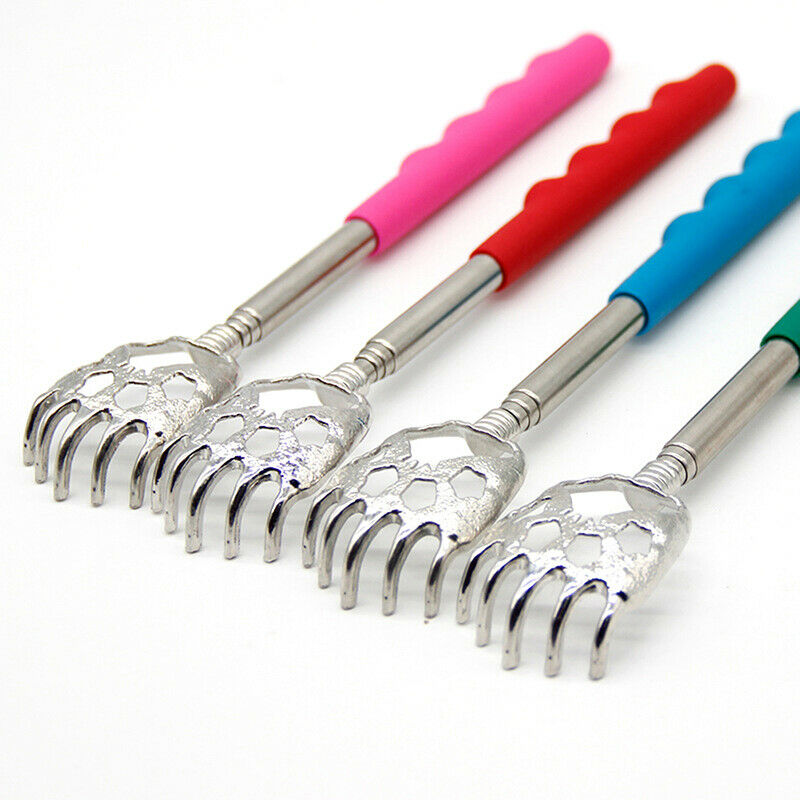 Handy Telescoping Massage Self Back Scratcher Bear Claw Back Itching Scra.l8