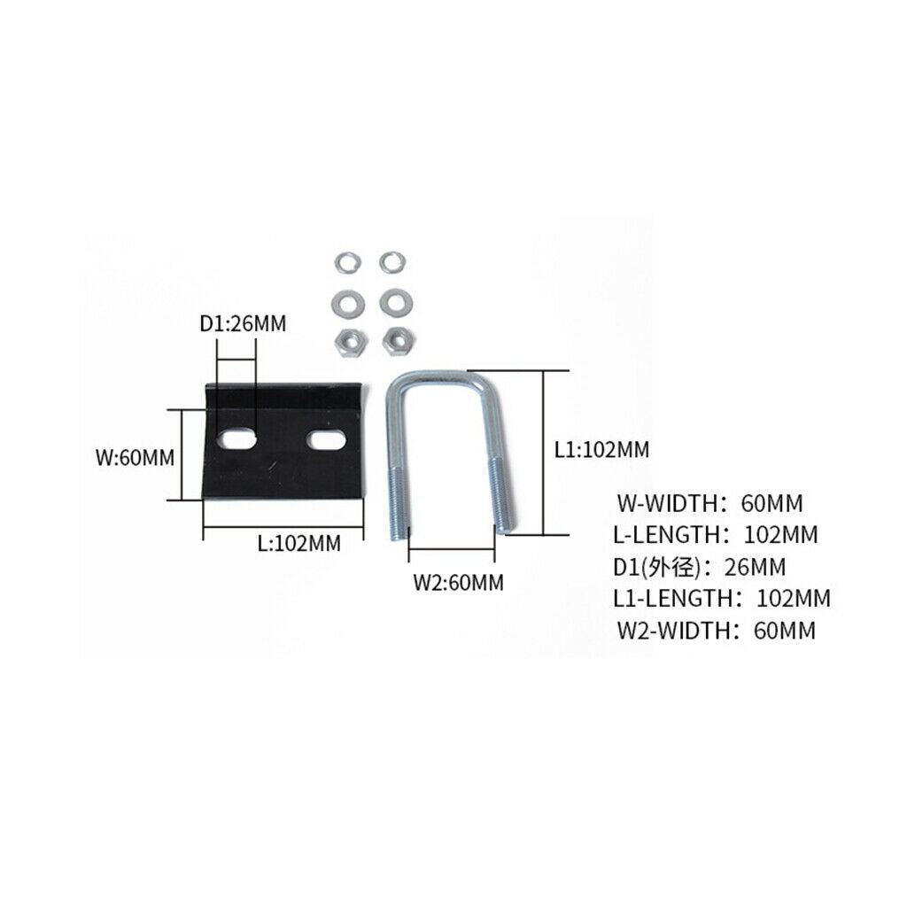 Hitch Tightener 1.25'' 2'' Hitches Anti-Rattle Stabilizer Heavy Duty Lock Down