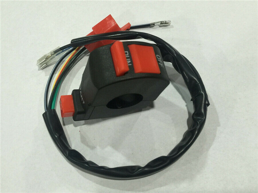 1 PC 7/8" Motorcycle Handlebar Engine Ignition Kill Start ON/OFF Switch Assembly