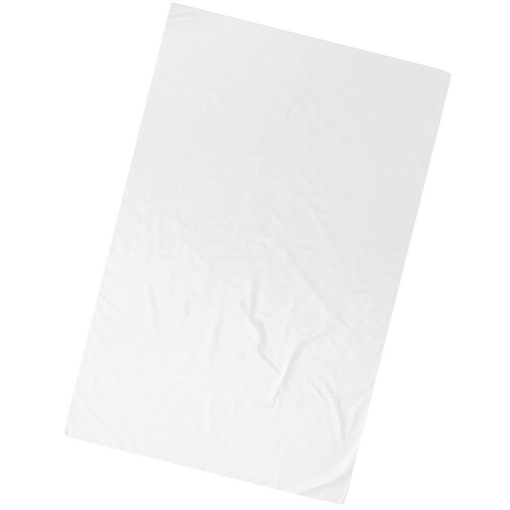 Waterproof Oil Proof Cosmetic Massage Bed Flat Sheet Cover 120x190cm White