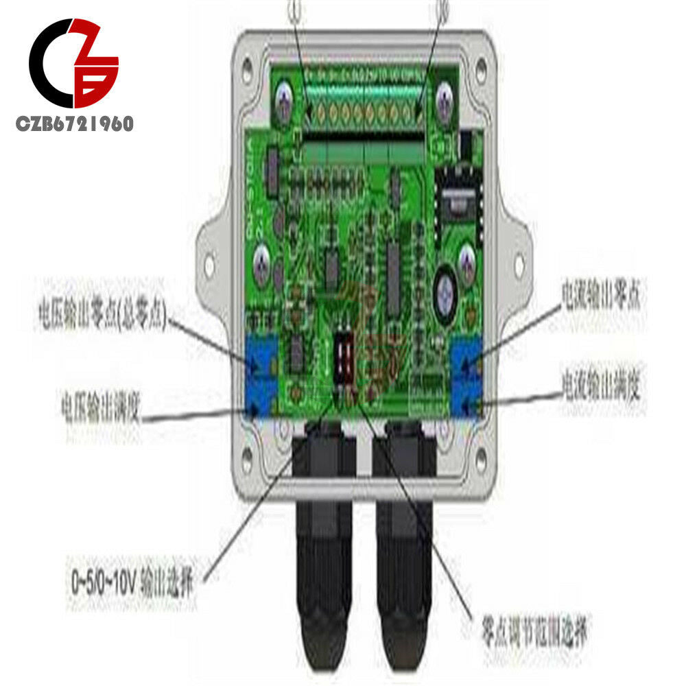 0-5V(10V)/4-20mA Load Cell sensor Amplifier Transmitter Strain Gauge Transducer