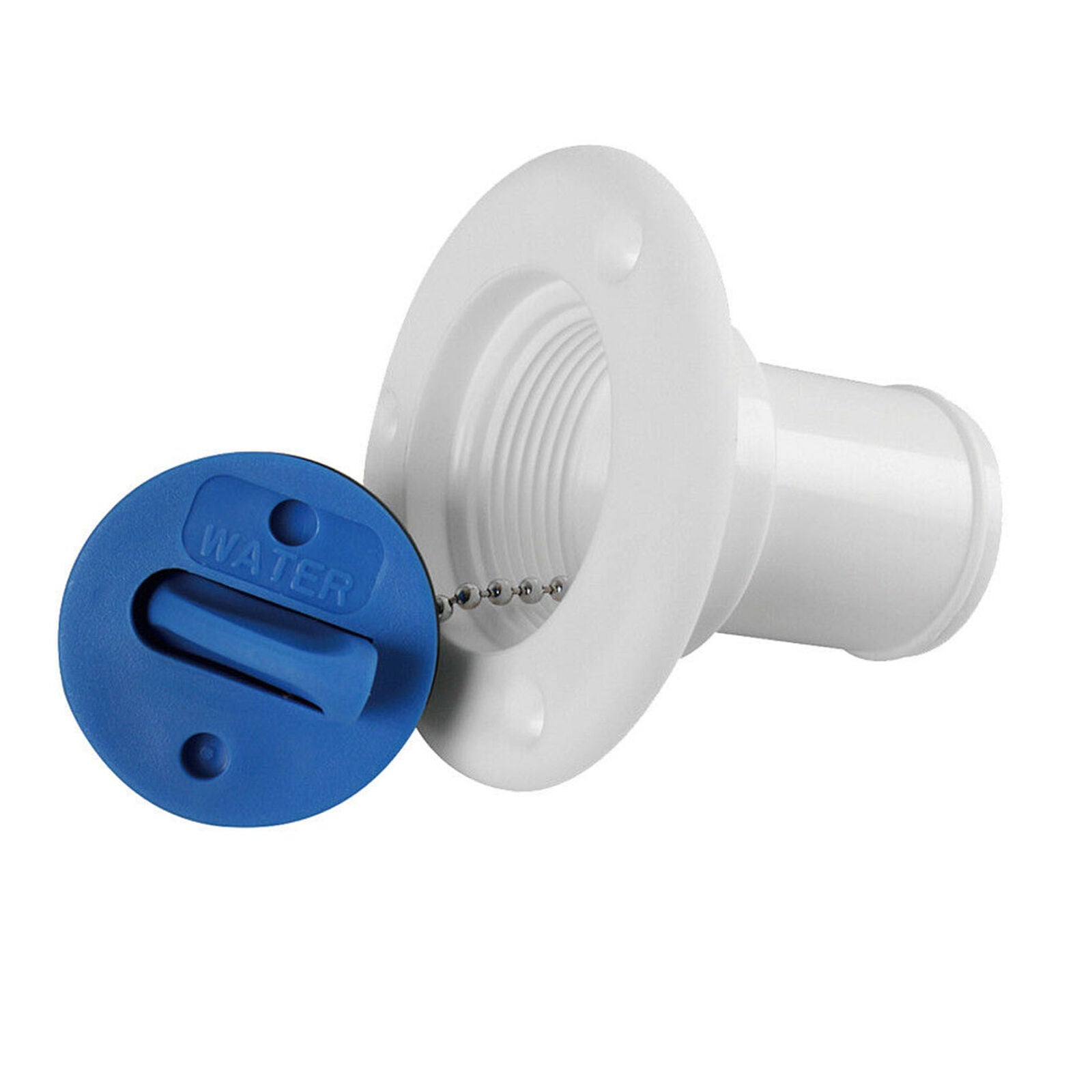 Nylon Water Deck Filler & Screw Cap - For Boat Yacht Tank Fill 38mm 1 1/2" Hose