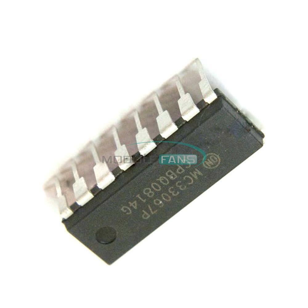 10PCS IC Chip DIP16 MC33067P MC33067 ON Semi Resonant Controller