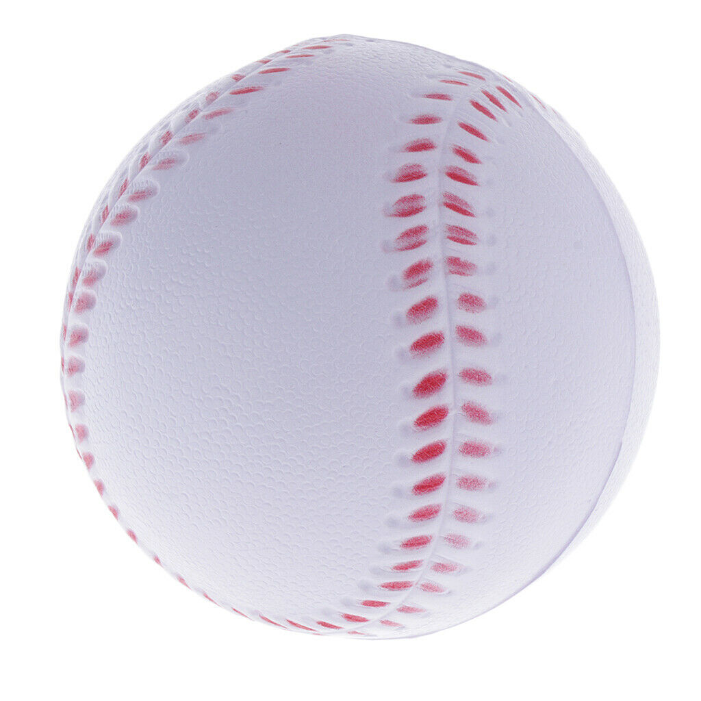 21'' Wooden Baseball Bat 2pcs PU 9cm Foam Ball for Softball Rounder Garden Play