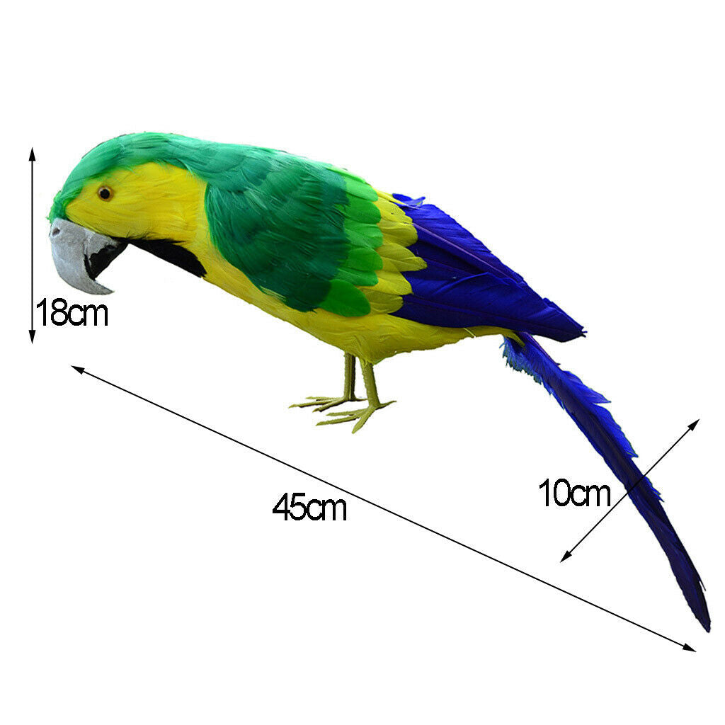 Lifelike Woodland Birds Artificial Feathered Bird Crafts Home Decor #2