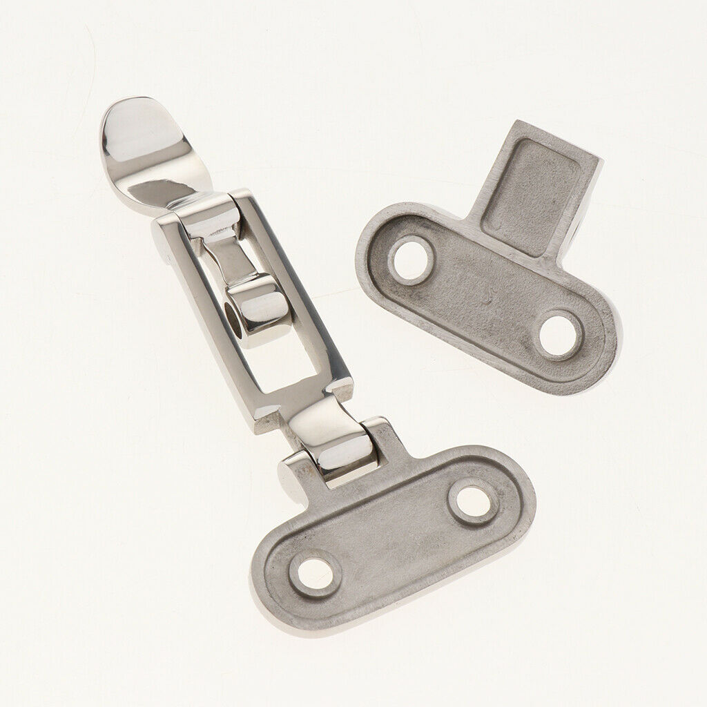 Boat Locker Hatch Anti-Rattle Latch Fastener Clamp 4-3/8 Stainless Steel